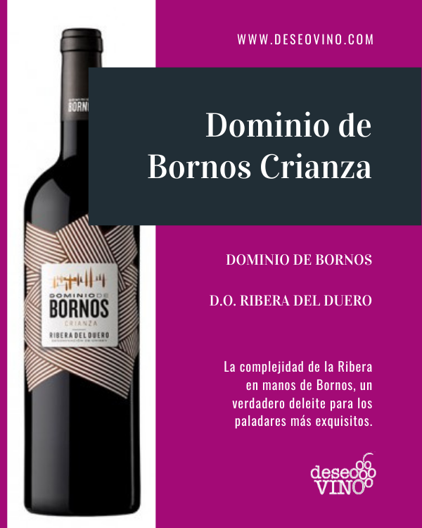 🍷 𝗗𝗢𝗠𝗜𝗡𝗜𝗢 𝗗𝗘 𝗕𝗢𝗥𝗡𝗢𝗦 𝗖𝗥𝗜𝗔𝗡𝗭𝗔

La complejidad de la ribera en manos de Bornos, un verdadero deleite para los paladares más exquisitos

🛒 ¡¡𝗛𝗔𝗭 𝗧𝗨 𝗣𝗘𝗗𝗜𝗗𝗢!! ➡️deseovino.com/tintos/71-domi…