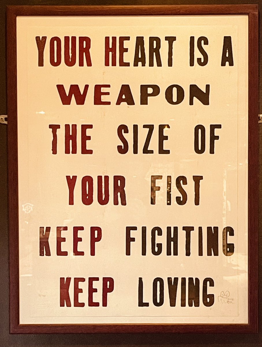 Don’t stop loving even though there might be plenty of anger out there right now