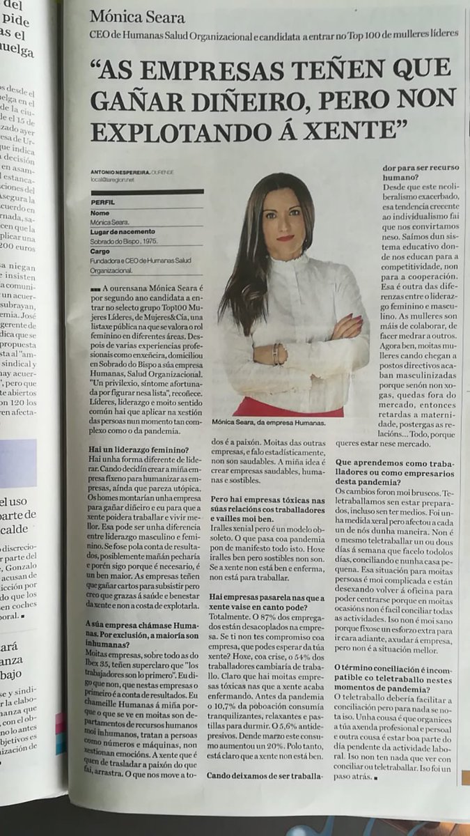 SearaMonica's tweet photo. Esta é a entrevista completa de @LaRegion @LasTop100 #top100mujereslideres #mujereslíderes https://t.co/etFrHYwrUS