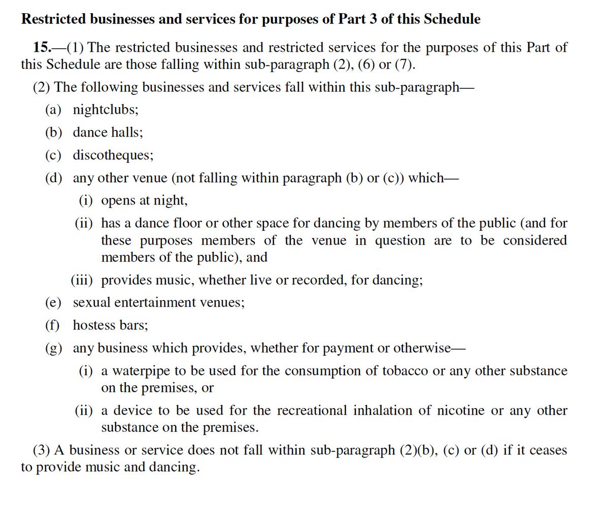 You have to look a bit further down for what is closed or partially closed