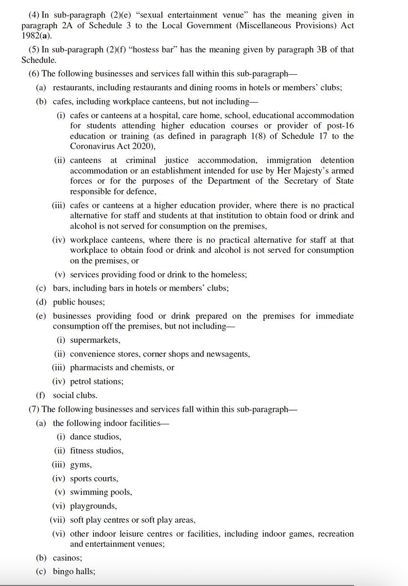 You have to look a bit further down for what is closed or partially closed