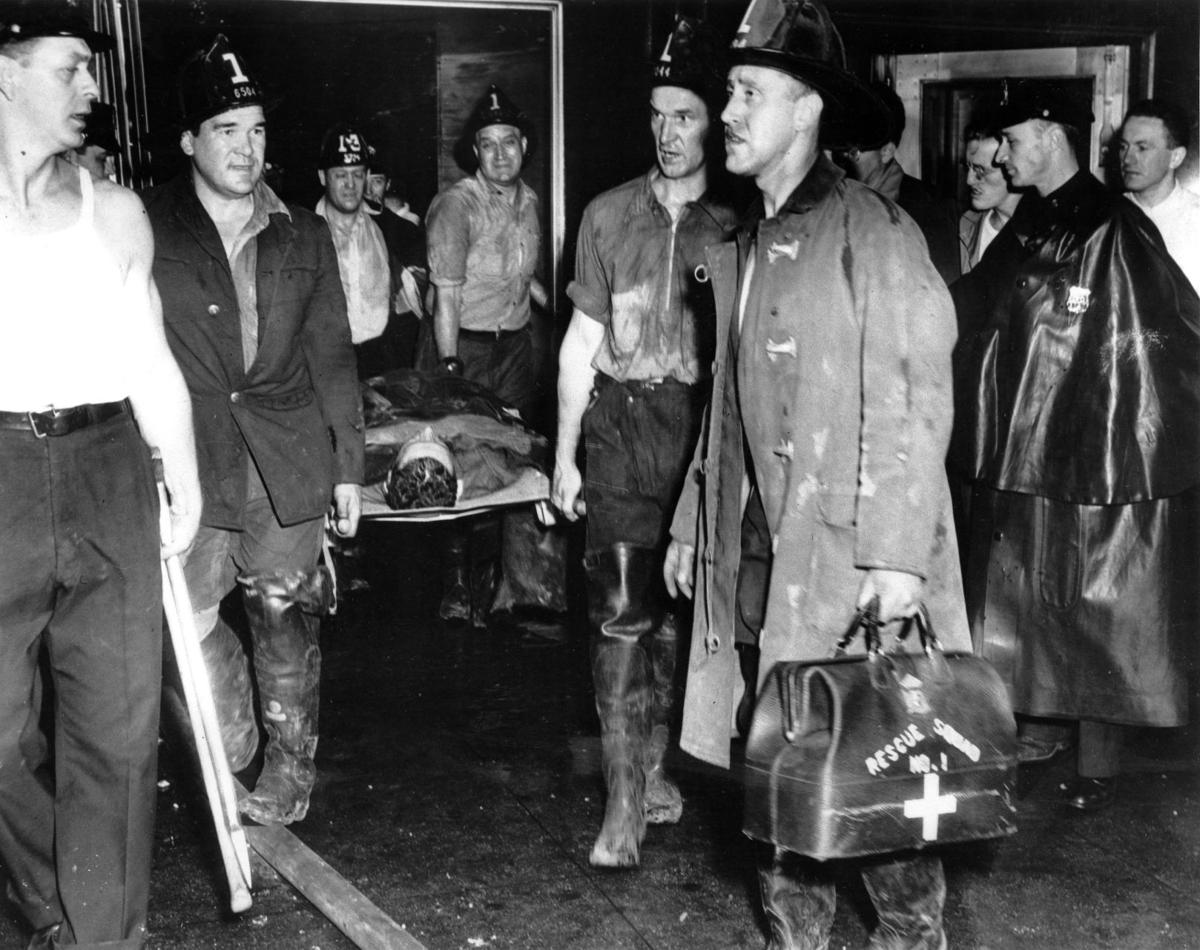 Less than 48 hours after the crash and subsequent fire, the building was open for business on a number of floors. 11/11  #History  @FDNY