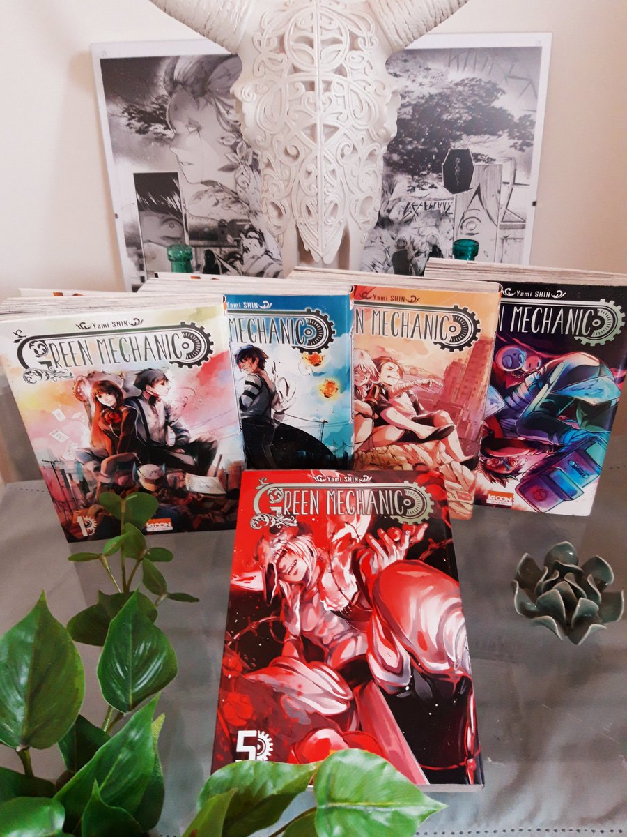 Hey Twitter! Si tu sais pas quoi lire ou faire comme cadeau pour Noël, et que t'as envie de soutenir le manga français? je te propose #GreenMechanic édité chez @ki_oon_Editions et actuellement en 5 tome. Le 6eme qui sortira l'année prochaine!
résumé: https://t.co/BcRG9IStJG
