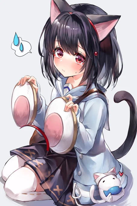 猫に屈するビカラちゃん(R) 