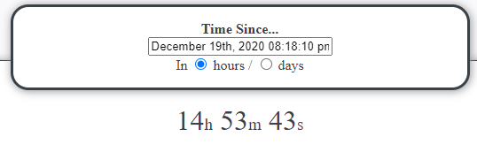 It has taken about 14hrs and 53 mins to get here.