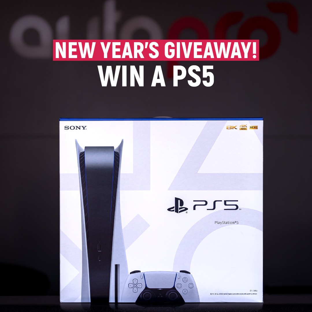 AutoProUAE's tweet photo. You still have a chance to win big with #AutoPro!

We're putting 1 PS5 and 3 awesome FREE services up for grabs this year. All you have to do is follow us and tag 3 friends in the comments until the 31st of December to enter the draw! 

Good luck to you all!

#AutoProUAE #UAE https://t.co/ZEjlEcnAuR