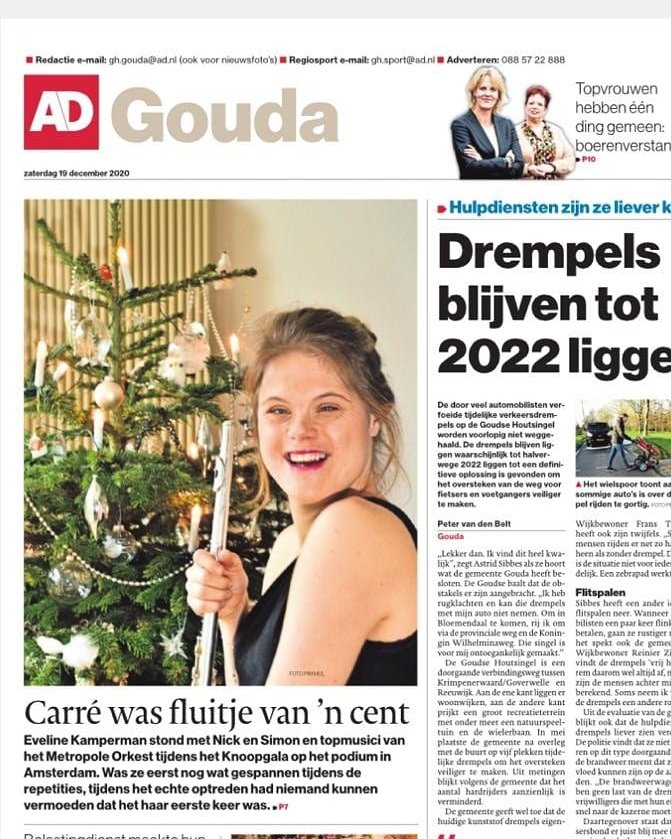 @EvelineKamperman in Carré met Nick en Simon tijdens het Knoop Gala 2020! NPO1 20.30 u ! El Condor Pasa!