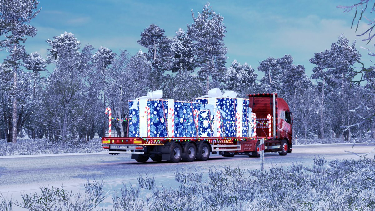 IsM4tt's tweet photo. Personal goal complete, but I'm driving further to achieve maximum community goal 🎁🚛 Together we can do it ✌️💪#XmasWiseGiving @SCSsoftware @TruckersMP https://t.co/NEdCU2iX0u