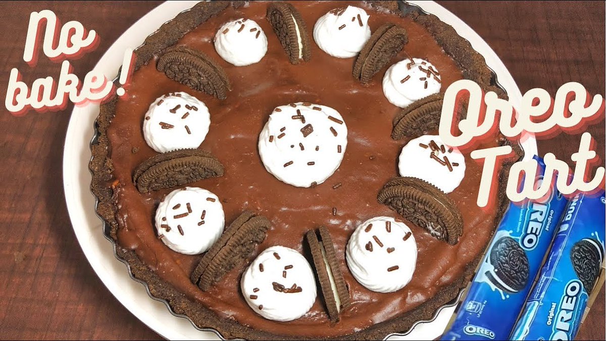 No Bake-Oreo Choco Tart😋
Vdo. is out on my YOUTUBE CHANNEL
link is down below👇
youtu.be/z_tXUFpAmNA
Do LIKE👍COMMENT, SHARE &amp; SUBSCRIBE the CHANNEL if you haven't yet🙂
#christmas #treat #nobake #oreo #choco #tart 
<a href="/EatTasty/">Tasty Eat Enjoy</a> <a href="/DelicesSucre/">Sucre et délices</a> @McBrideWriter <a href="/re_hungry/">Hope You're Hungry</a> @ChefVic5