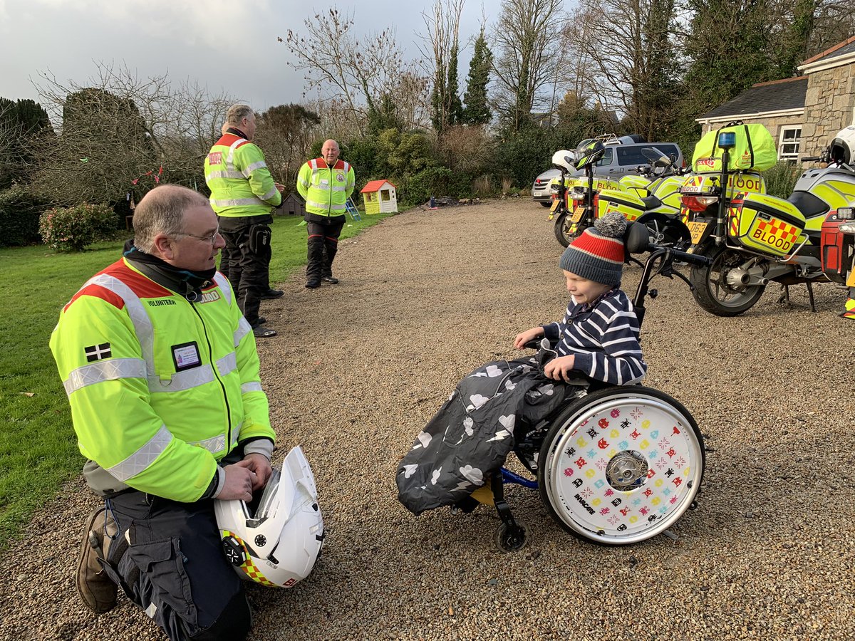 Thank you <a href="/CFWBloodBikes/">Cornwall Blood Bikes</a> for Elliott’s fantastic treat and Christmas present.  Merry Christmas 🎄🎄