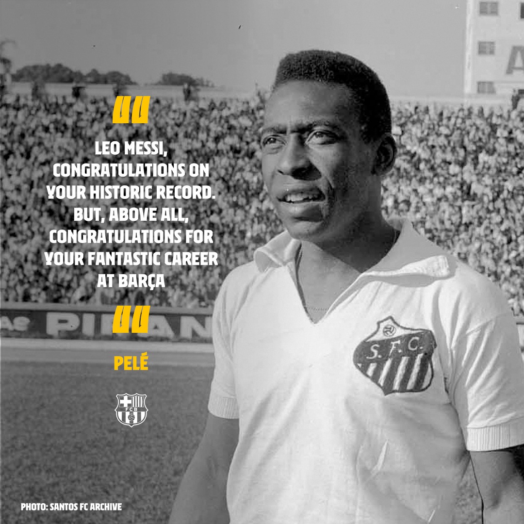 FCBarcelona's tweet photo. 👑 𝕂𝕀ℕ𝔾 recognizes 𝕂𝕀ℕ𝔾 https://t.co/92JWAbjrST