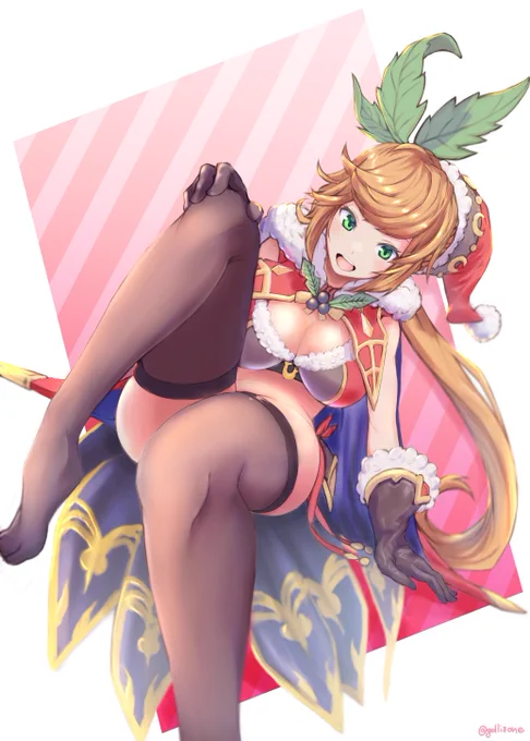 だんちょー!メリークリスマース?
 #グラブル #グラブルファンアート #gbf 
