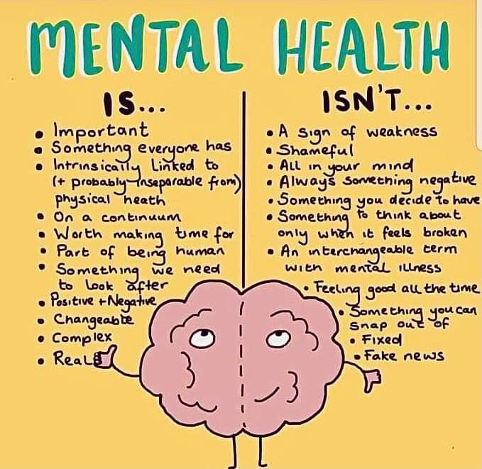 It’s important for everyone to know what mental health is - in order to provide sufficient support to those who need it !! 

End the stigma. 
#standupforsupport #MentalHealthAwareness #MentalHealth #MentalHealthMatters