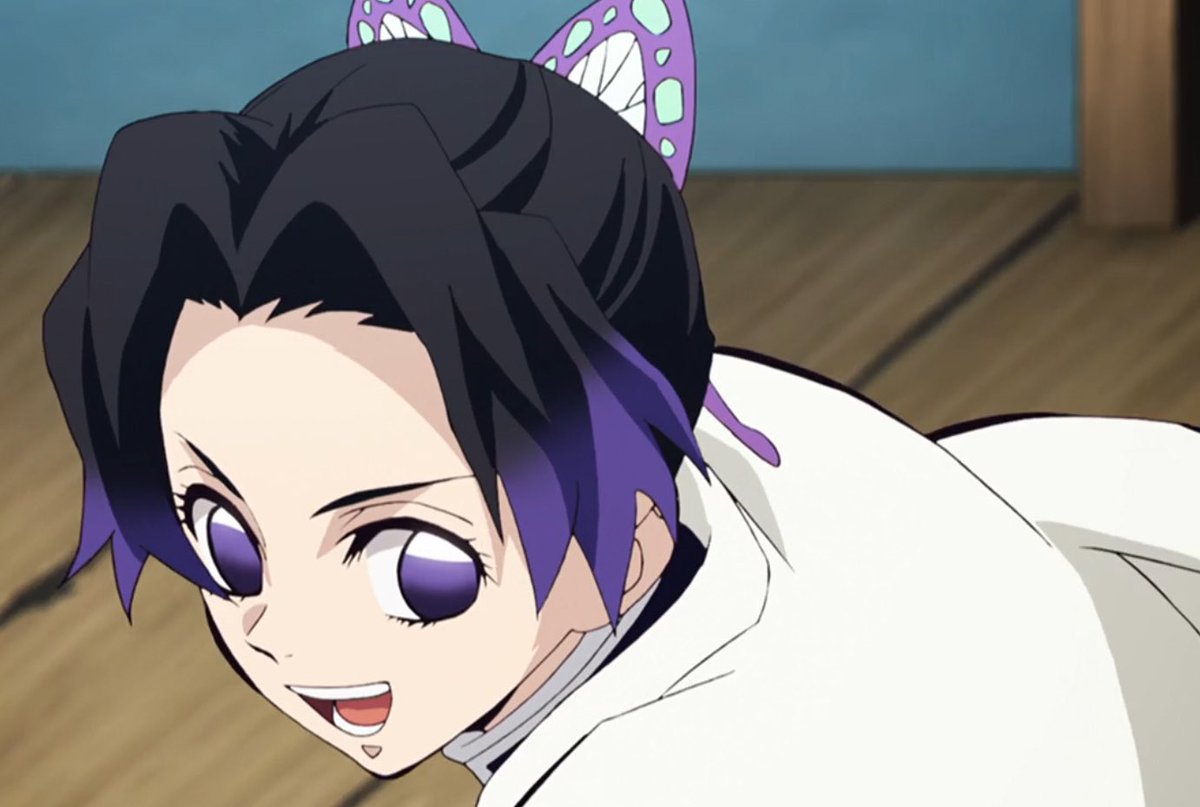 しのぶさん、カナエさん楽しそうwww #鬼滅の刃 #柱合会議 #柱合会議蝶