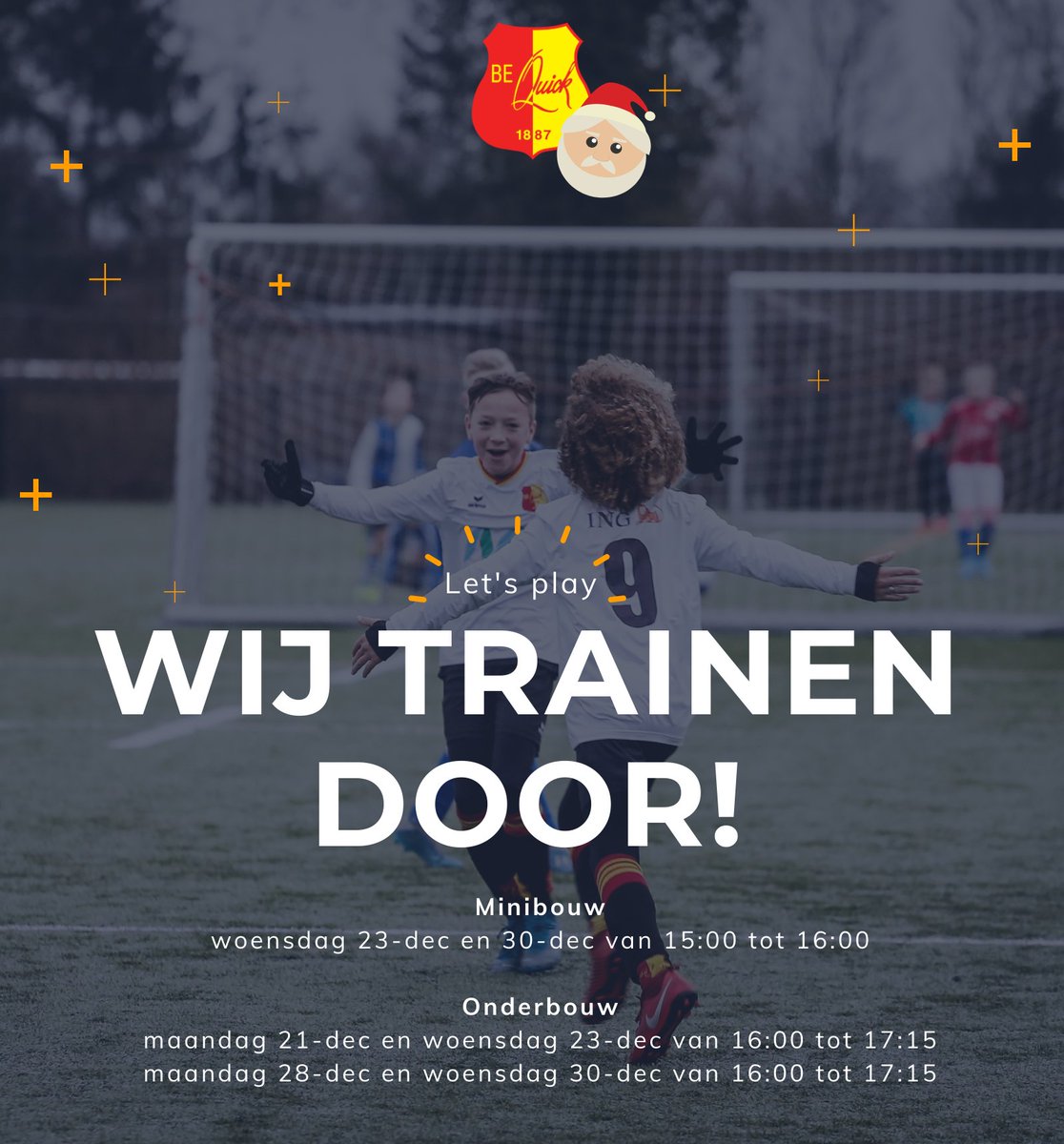 🥳 #wijtrainendoor! Ons kerstcadeautje aan onze leden. De kids zitten thuis, ouders werken thuis... In de vakantie lekker voetballen. 

🏟 Tot komende week op Stadion De Esserberg!

#plezier