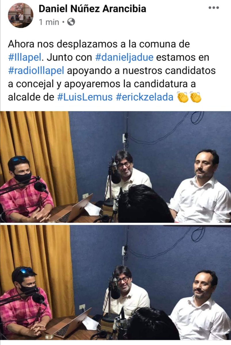 RobertoMiradio's tweet photo. @daniel_nunez_a Estimado NO existe permiso alguno para trasladarse de una comuna en fase 2 a una en fase 4 para hacer campaña politica independiente de que la causa sea digna de apoyar.
Esto no es un tema politico es un tema sanitario.
Y usted USE mascarilla. https://t.co/iqlDy9shH9