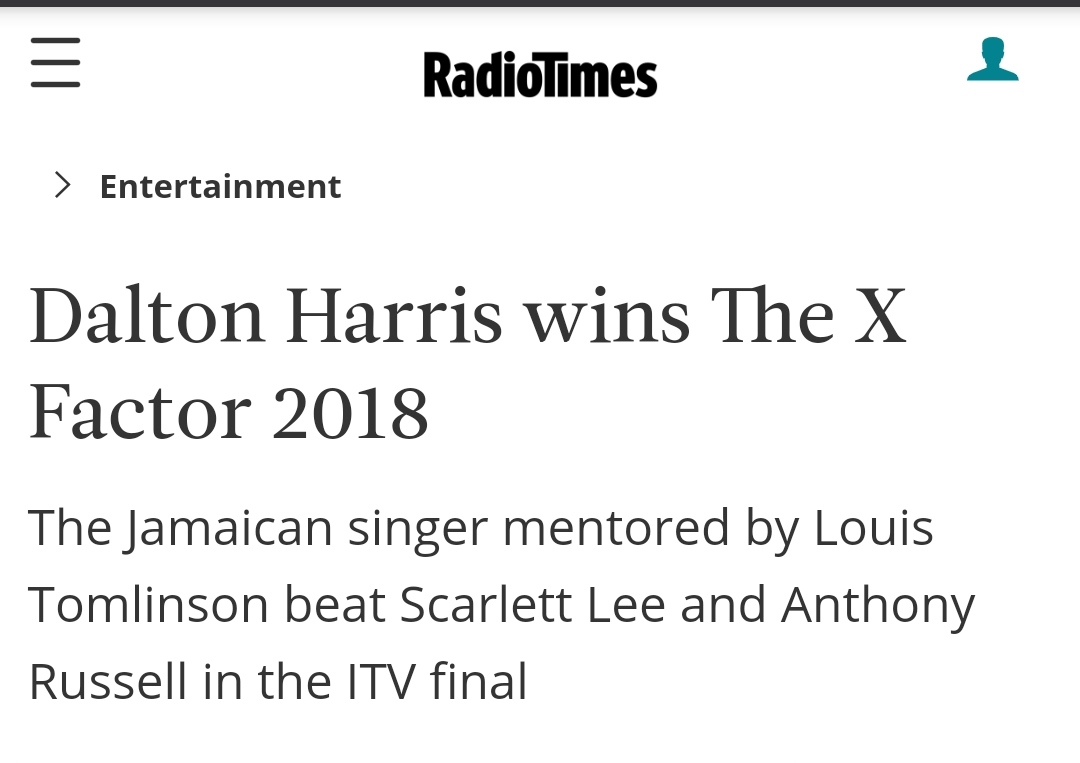 The time he mentored a contestant for the very first time on the X Factor and he ended up winning.