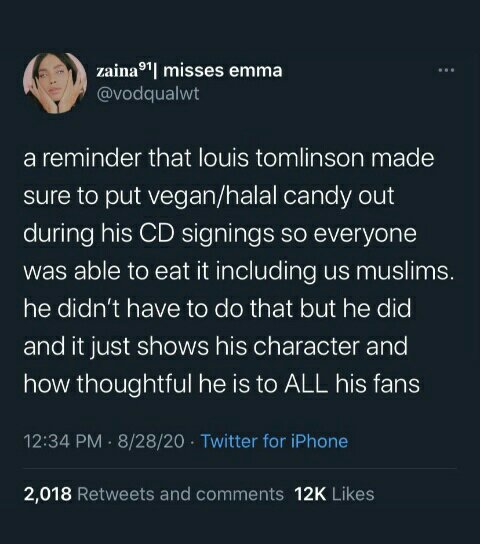 The time he made sure to cater to ALL of his fans.