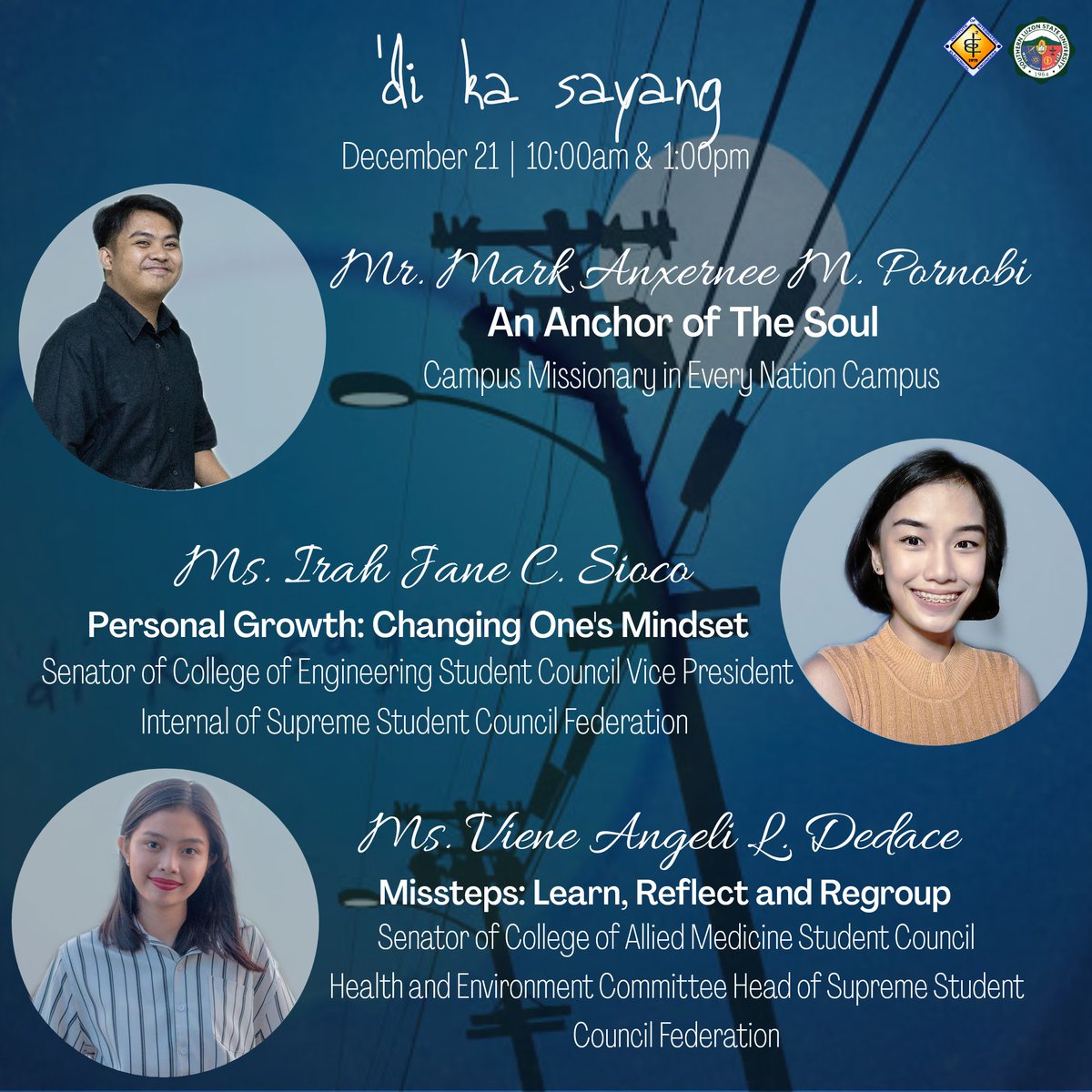 SLSUIIEESC's tweet photo. ✨ ‘DI KA SAYANG: RE-ESTABLISHING YOUR WORTH AMIDST THE PANDEMIC ✨

10:00 AM &amp; 1:00 PM via Zoom and Facebook live

See you tomorrow, mahal! ✨

See full story: https://t.co/1HgAkdMpfz https://t.co/QCg42vxXaS