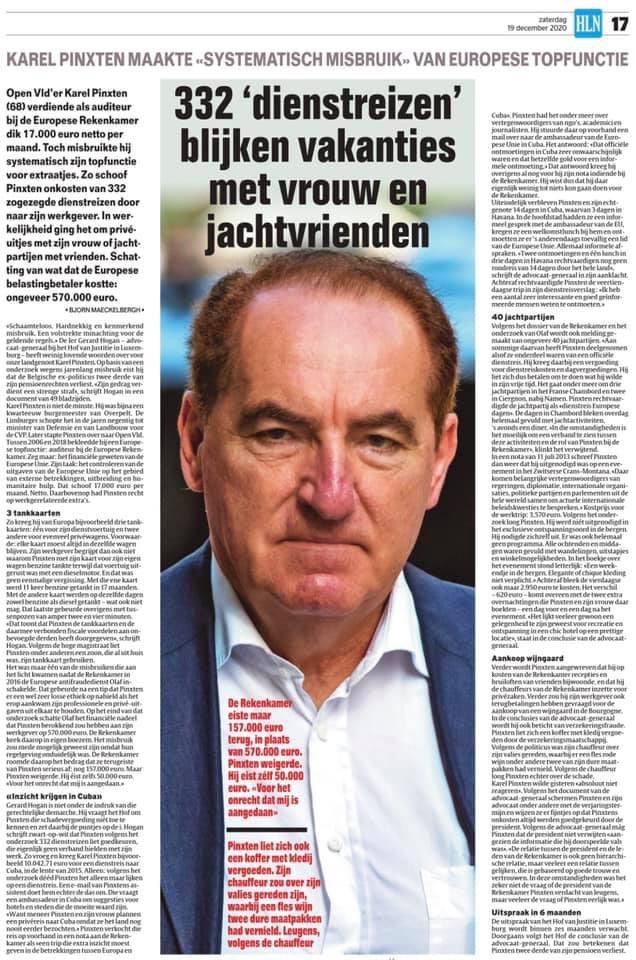 YvesSteyaert's tweet image. Graaicultuur van de bovenste plank !  #bedrog Weinig schuldbesef ! #pinxten