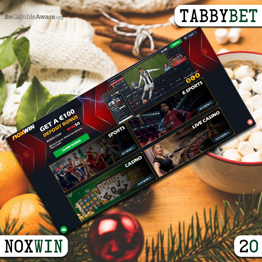 TheTabbyBet's tweet photo. The 20th day of our Christmas Casino Advent. And today is Noxwin. Check out the full review and bonuses from them on https://t.co/Su08JzOHZw.

#Christmas #Casino #Advent #Affiliate #TabbyBet #Noxwin #Bonus https://t.co/xc3Nf7l1FH