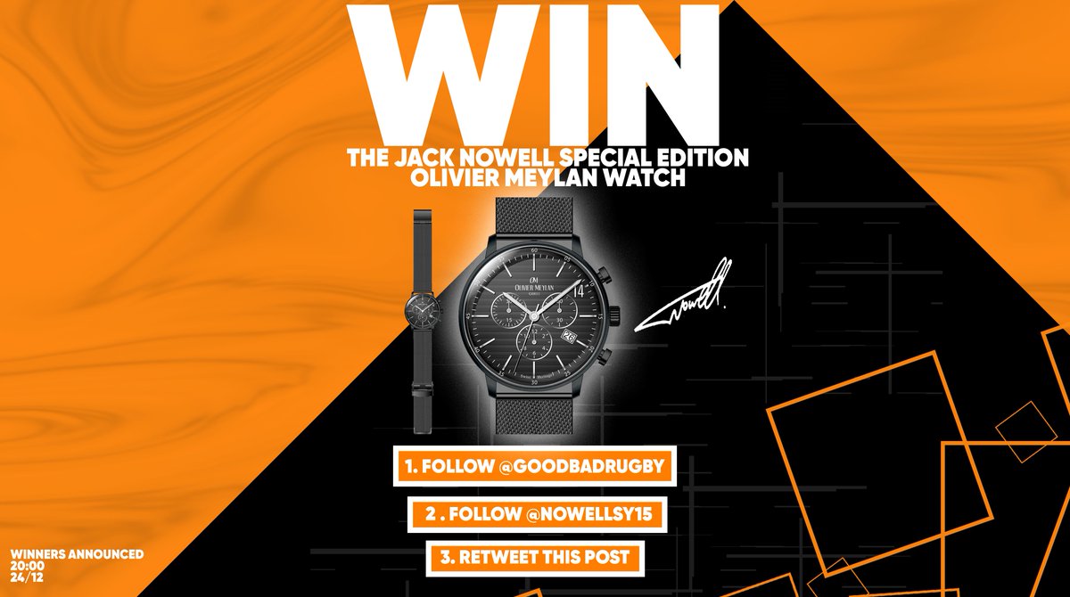 GoodBadRugby's tweet photo. 🎁 DAY 20 of @GoodBadRugby's Advent Calendar....... ⠀⠀⠀
⠀⠀⠀
Perfect Christmas present for...yourself! 😂 😂 ⌚️
⠀⠀⠀
✅ To Enter:⠀⠀⠀
⠀⠀⠀
1) Follow @GoodBadRugby⠀⠀⠀
⠀⠀⠀
2) Follow @nowellsy15 🏉
⠀⠀⠀
3) RETWEET this post!⠀⠀
⠀⠀
Good luck everyone!⠀ https://t.co/NU5PThUmWT