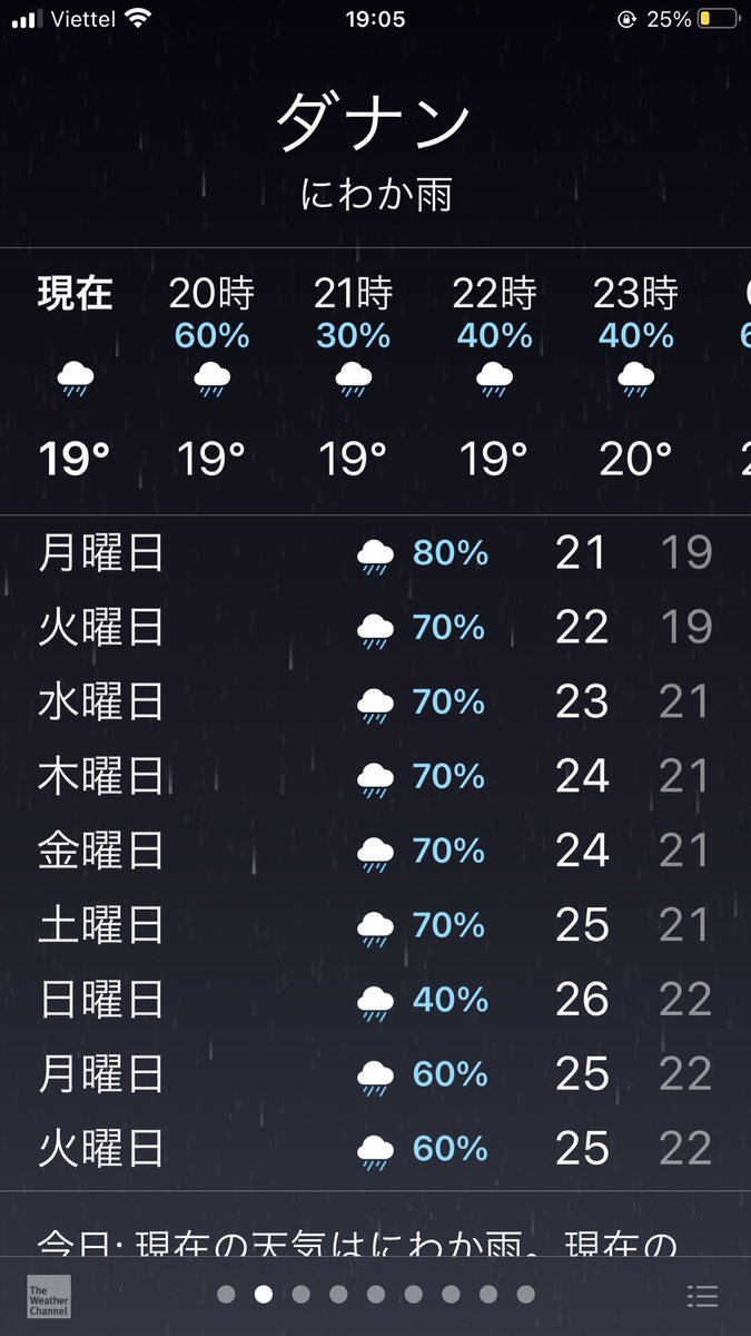 in_danang's tweet photo. 去年は雨季がなかったし、一年中暖かかった。今年は真逆で、雨季が長引いて、気温も上がらない。湿度が高いので20度に下回ったらすごく寒く感じる。今年のクリスマス🎄は寒いのはいいけど、雨は勘弁してほしいなあ。
#寒��　#ダナン天気　#ベトナム今年が寒い　#mmindanang https://t.co/rSImhn7fxy