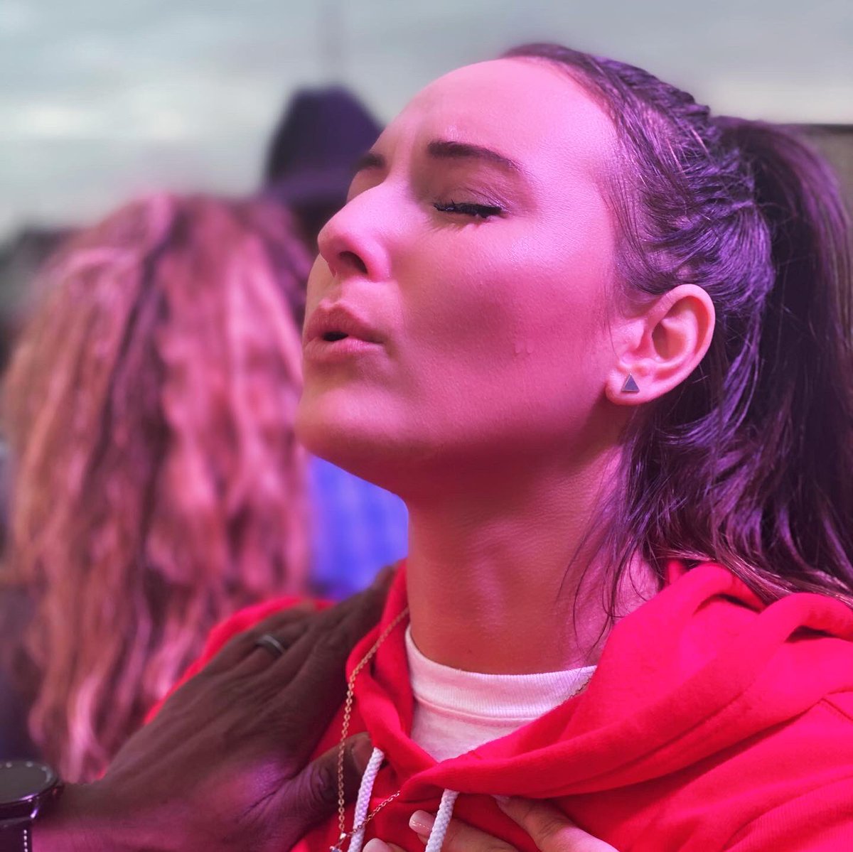 Annakhait's tweet photo. What a powerful move of the Holy Spirit yesterday in Orlando, FL for the #JESUS20 Conference!! Glory to our #Savior! 🙌🏼🙏🏻🔥❤️✨. More photos on my Instagram (@realannakhait) https://t.co/5l31sQsSS3