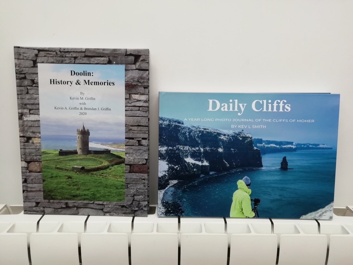 It is Sunday and we are open. So is the Aloe Tree and Jean the Weaver - what more could you want to #ShopLocal in #Ennistymon?
We have the new Doolin book (€40) and the Daily Cliffs photo book (€40), plus lots and lots (and LOTS) of others to choose from. #ChooseBookshops
