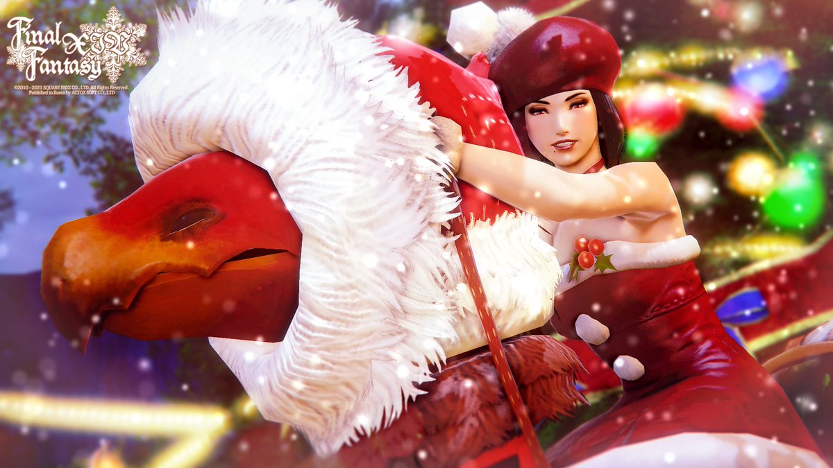 Otsuka_FF14's tweet photo. Merry Christmas In Advance, with My chocobo🎄
#GPOSERS #FF14 #ffxivsnaps #Midlanders_Today 
#오늘의_여중휴 #전국_여중휴_얼굴자랑 #本日のミドラン https://t.co/eXarZFuyh7