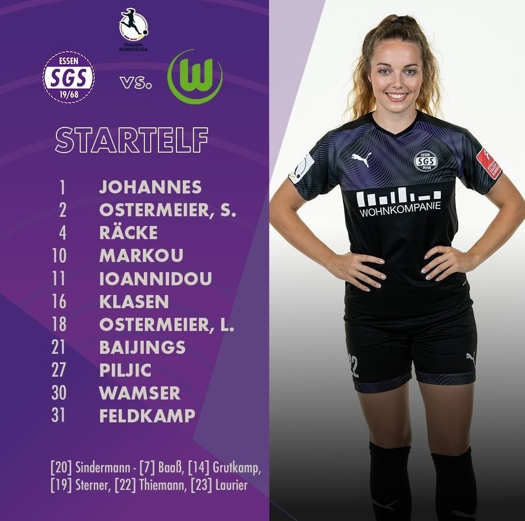 sgsessen_eng's tweet photo. 🚨 The starting team for today 🚨

📸 sgs_essen (Instagram) https://t.co/gAtoRuDeVH