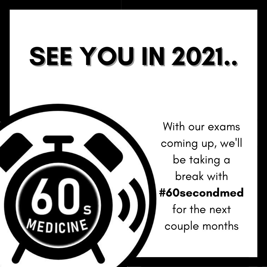 60SecondMed's tweet photo. No video this week..with exams coming up we’ll be taking a break from posting #60secondmed videos for a couple months while we hit the books.
We hope you’ve enjoyed the videos - any particular favourites? Or any requests for the future? Let us know in the replies! ⬇️⬇️ https://t.co/pP4CAiSoqJ