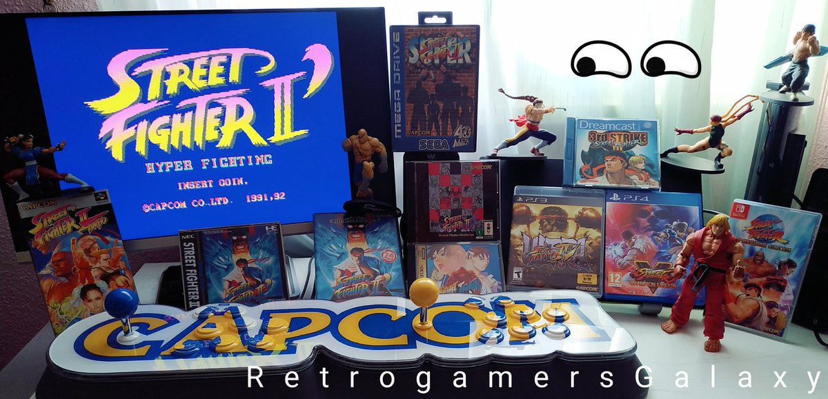 retrogamgalaxy's tweet photo. Ahora sí! Colección personal de #StreetFighter completada!! :)
Que siga siendo considerado el mayor clásico de la lucha desde 1991, lo dice todo de esta atemporal saga. Uno de los mejores embajadores del videojuego, gracias #Capcom!! :)
#retrogaming,#CapcomHomeArcade https://t.co/RVGUDdRHI9
