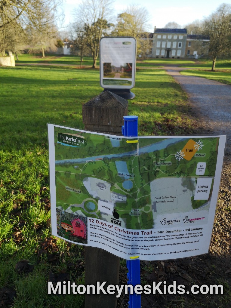 Sad to see some of the elf doors at the new 12 days of Christmas trail' in Great Linford Manor Park in Milton Keynes are already missing, or the front doors have come off. @TheParksTrust you might want to take a look?