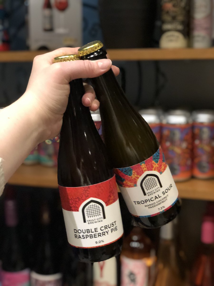 Pretty limited numbers of both of these ridiculously good new beers from @vaultcitybrew 🔥🔥 #vaultcitybrewing #sourbeer