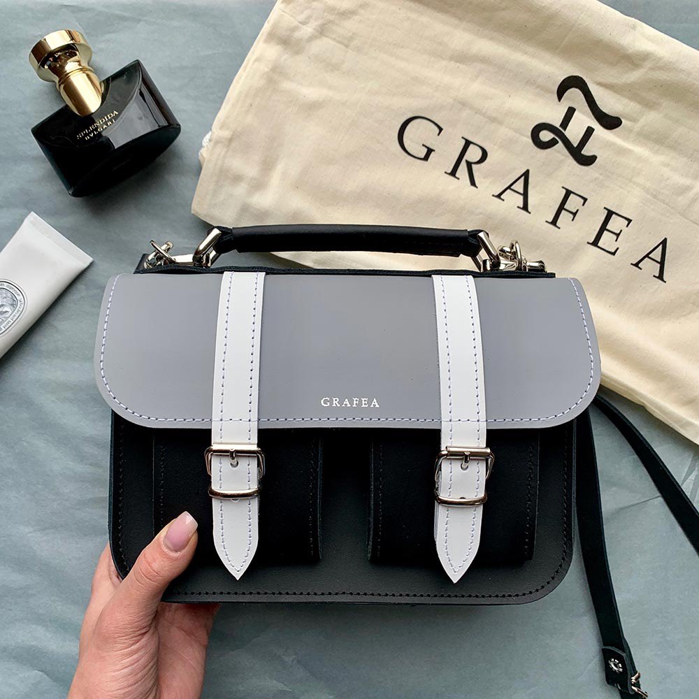 Rose Gold Grafea Sac Coeur MICRO GOLD ROSE MOON Mini Leather