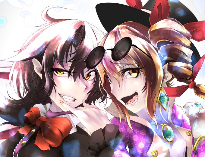 命蓮寺の問題児コンビ

ぬえと女苑はどこか似てるけど接点は全然無い

 #pixiv https://t.co/IMtOVmB265 