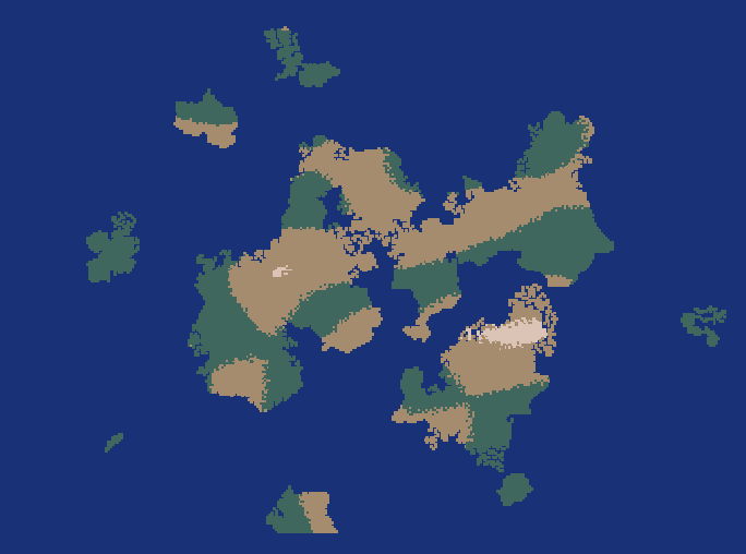 CinnabarForge's tweet photo. Experimenting with the height map from Europa Universalis 4 and noise-generated terrain attempts with not-really real mountain ridges. 1 square = 50x50 km

#CityAffairs #gamedev #indiedev https://t.co/nhgIywROT3