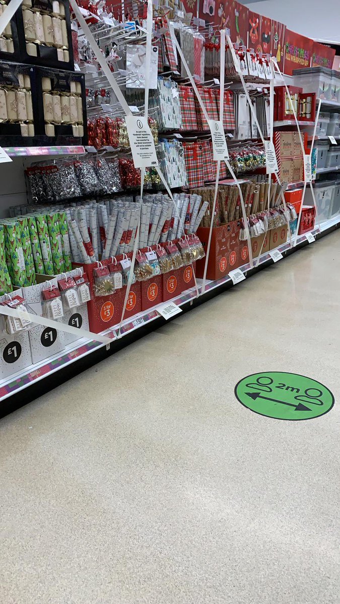 It’s five days before Christmas and they ban the sale of wrapping paper in Tonypandy <a href="/asda/">Asda</a>? @fmwales are you for real?