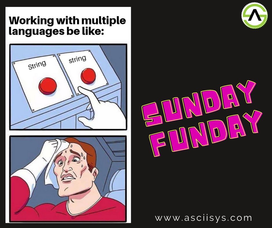asciisystem's tweet image. The situation is getting worse day by day 😑 
#programming
#programmingisfun
#funtocode
