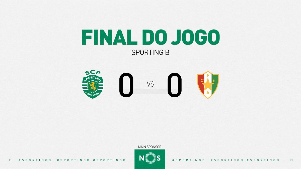 Sporting Clube De Portugal On Twitter Sportingb Final Do Jogo Os Leoes Empatam Com O Cf Estrela Da Amadora 0 0 Scpcfe Campeonatodeportugal