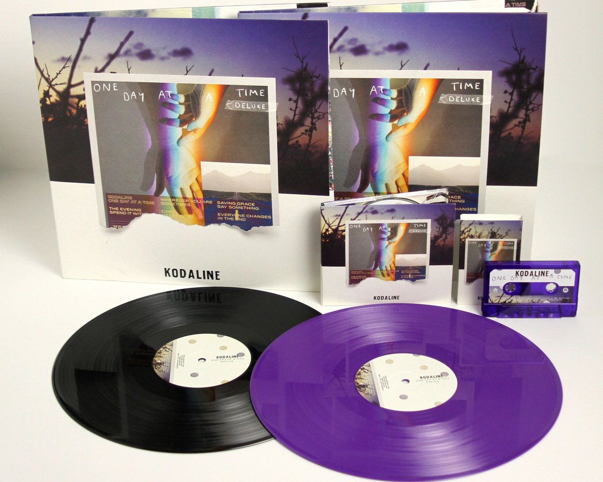#newalbum #outnow The 4th album ONE DAY AT A TIME from <a href="/Kodaline/">Kodaline</a> is available now in a #deluxeedition w/4 extra tracks. Proudly pressed by us on #12inchvinyl #doublevinyl #blackvinyl or #purplevinyl in a #gatefoldsleeve plus #CD and #cassette.
Buy here: store.kodaline.com