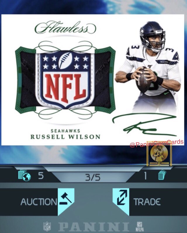 PaniniGemCards's tweet photo. WOWWW Gotta see this #SUPER #RARE 💎 @DangeRussWilson 🏈 #nfl card by @PaniniAmerica !  🙏🏽 If sold, we will directly send $1,000 to 🎄@SalvationArmyUS who’s always helping many folks 💕 https://t.co/Z9OrUGacC9 https://t.co/uIqgSzKZb1