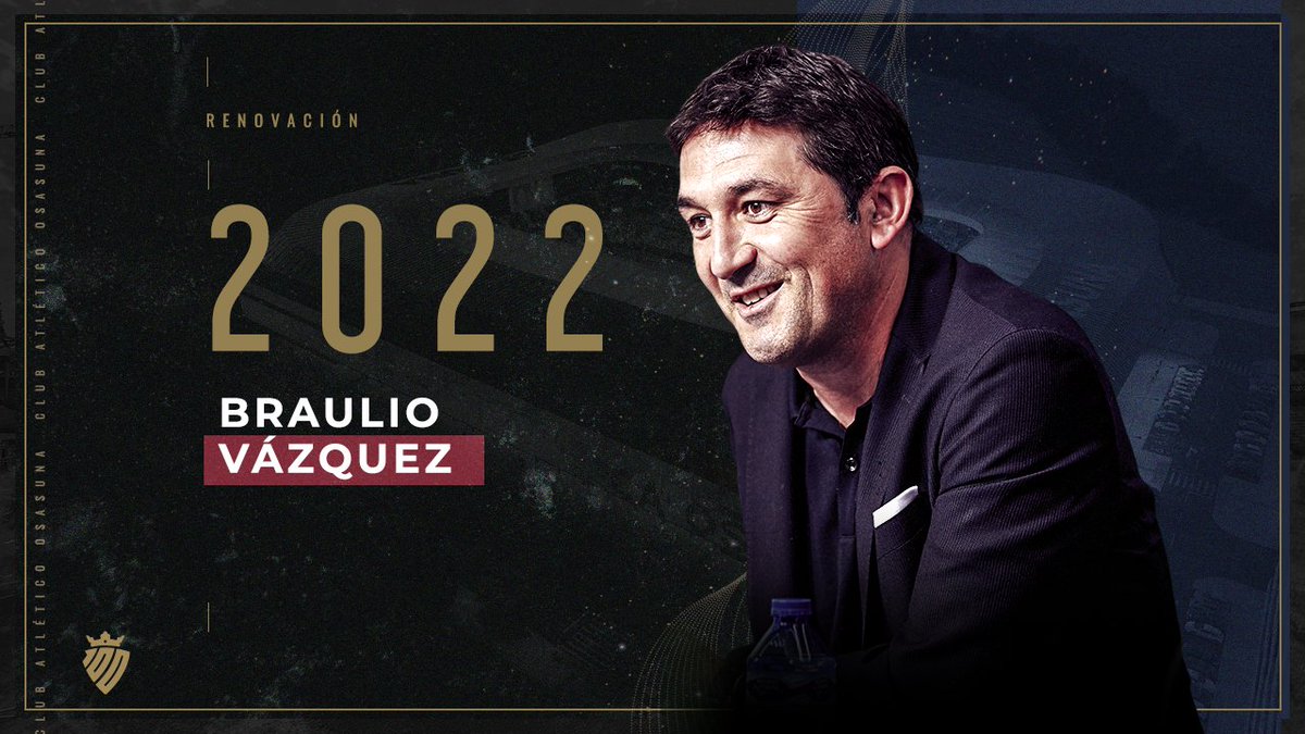 COMUNICADO OFICIAL | Braulio Vázquez continuará al frente de la dirección deportiva hasta junio de 2022.

#Braulio2022

▶️ buff.ly/34scJnm