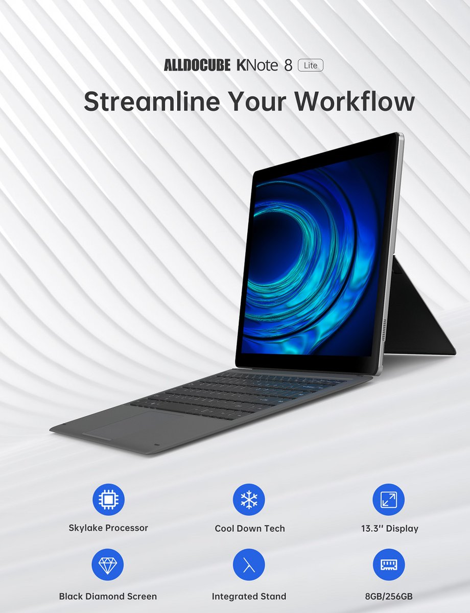 yasar_cay's tweet image. Alldocube KNote 8 Lite Intel Kaby Lake 6Y30 8GB RAM 256GB SSD 13.3 Inch Windows 10 Tablet With Keyboard

banggood.com/custlink/mmvRt…

#Alldocube #KNote #Lite #Intel #Kaby #Lake #6Y30 #8GB #RAM #256GB #SSD #Windows #Tablet #With #Keyboard