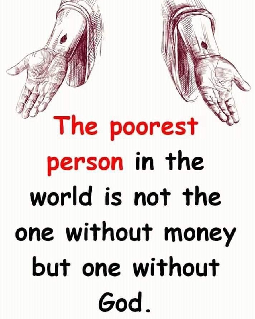 May you find your riches in Him! ✝️🙏