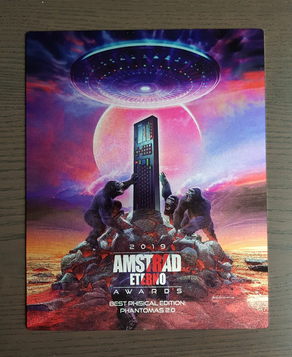 AmstradEterno's tweet photo. MEJOR EDICIÓN FÍSICA
BEST PHISICAL EDITION
#Phantomas 2.0 by @santiontanonMSX @jsureda & @star2024
#2019InternationalAmstradEterno awards. https://t.co/Da2YefZFvf