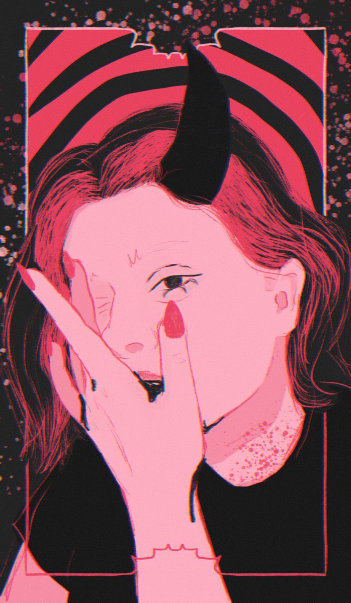 breakingma_d's tweet photo. Sketchy self-portrait hehe.... 😈 https://t.co/IycKFX8PZa
