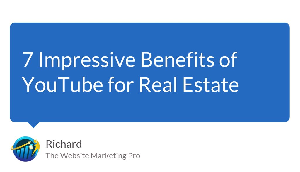 WebAttention's tweet image. With a title and content targeting a specific audience, potential clients can find you easily.

Read the full article: 7 Impressive Benefits of YouTube for Real Estate
▸ lttr.ai/aroH

#YouTubeMarketing #RealEstateVideoMarketing #RealEstate