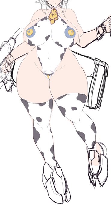 牛娘(オリジナル)描いてる
太いぜ。 